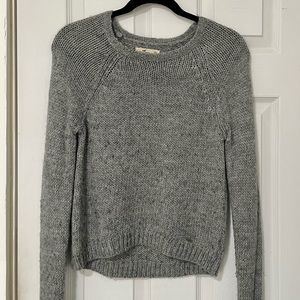 hollister grey sweater